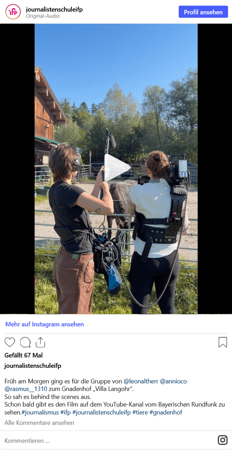 Vorschaubild Instagram-Reel